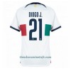 Camiseta de fútbol Portugal Diogo Jota 21 Segunda Equipación Mundial 2022 - Hombre